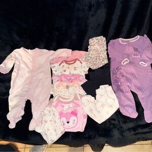 Baby girl 12 piece bundle